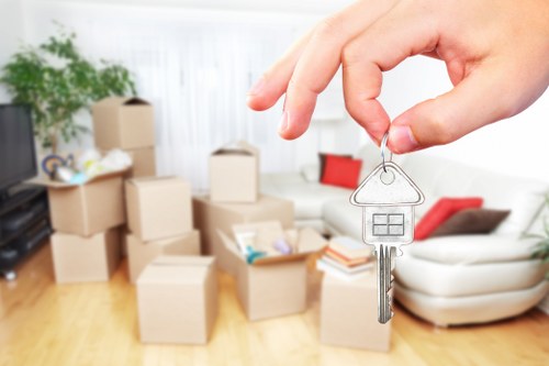 Man and van vehicle for relocations in Belgravia streets