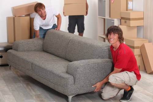 Belgravia home using mobile self storage during renovation
