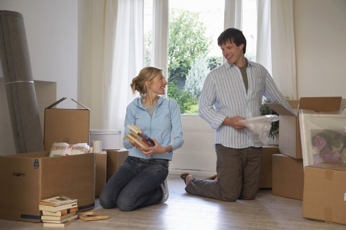 Storage in Belgravia helping with moving and home organization