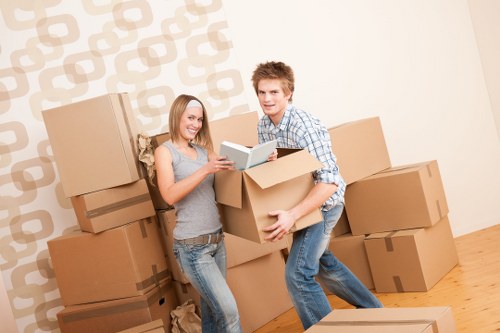 Organised storage space for household belongings