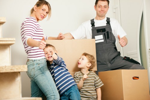 Luxury Belgravia townhouse move with careful packing and loading